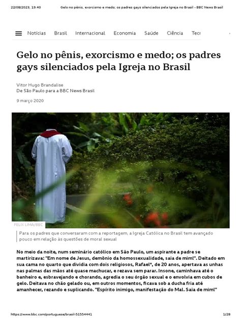 cuzinho de gays|Gelo no pênis, exorcismo e medo; os padres gays silenciados .